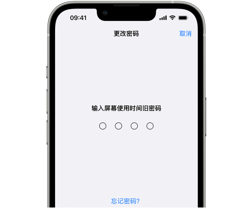 城厢iPhone屏幕维修分享iPhone屏幕使用时间密码忘记了怎么办 