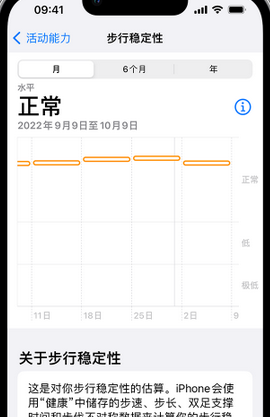 城厢iPhone手机维修如何在iPhone开启'步行稳定性通知'