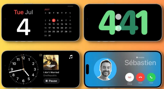 城厢苹果手机维修分享iOS17横屏充电待机显示有什么好处 